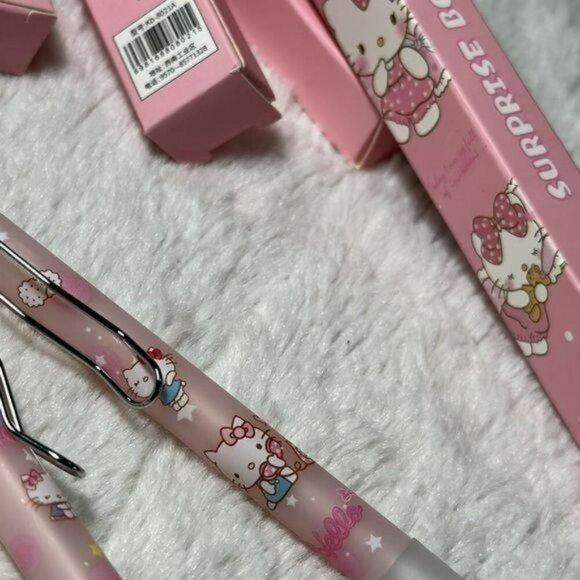 Hello Kitty Surprise Box Kawaii Pen writing pen -  3 pens - Picture 4 of 9
